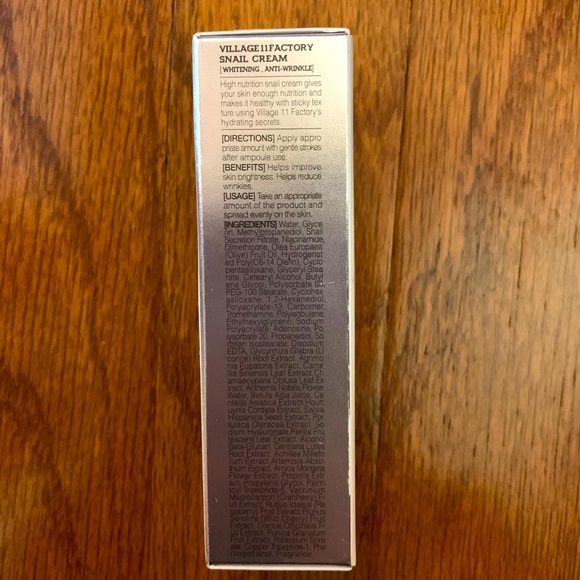 Village 11 Factory Snail Cream 20 ml / 0.67 fl oz - Picture 3 of 6